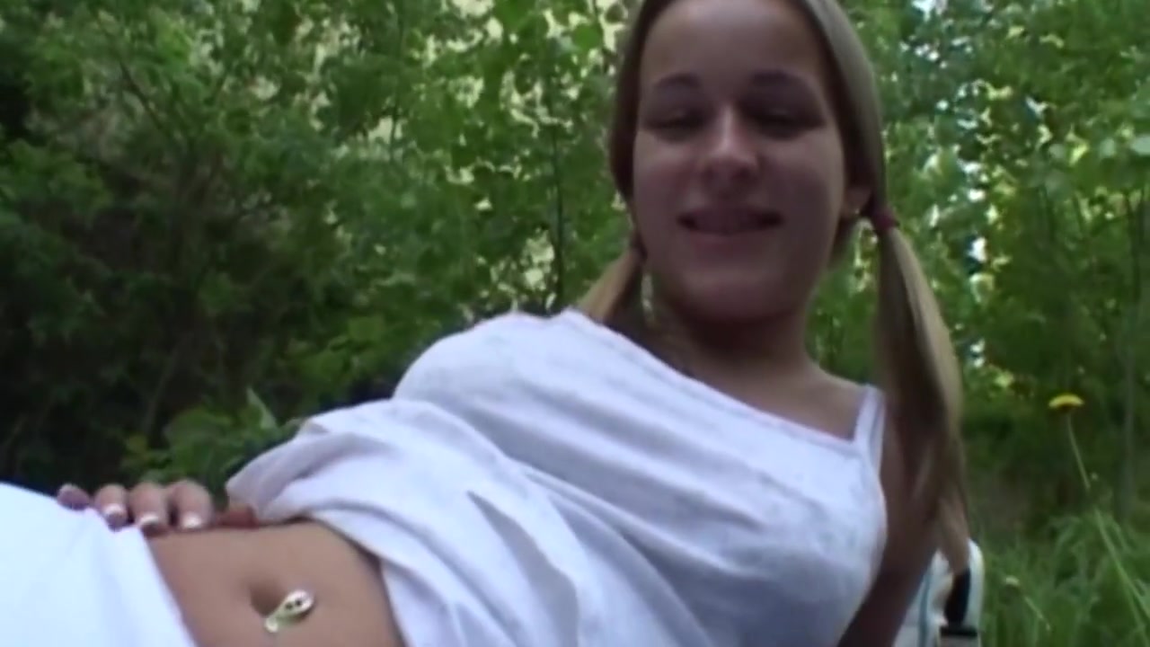 Super Sexy - German teen 18+ Dildoing Her Muff Outdoors