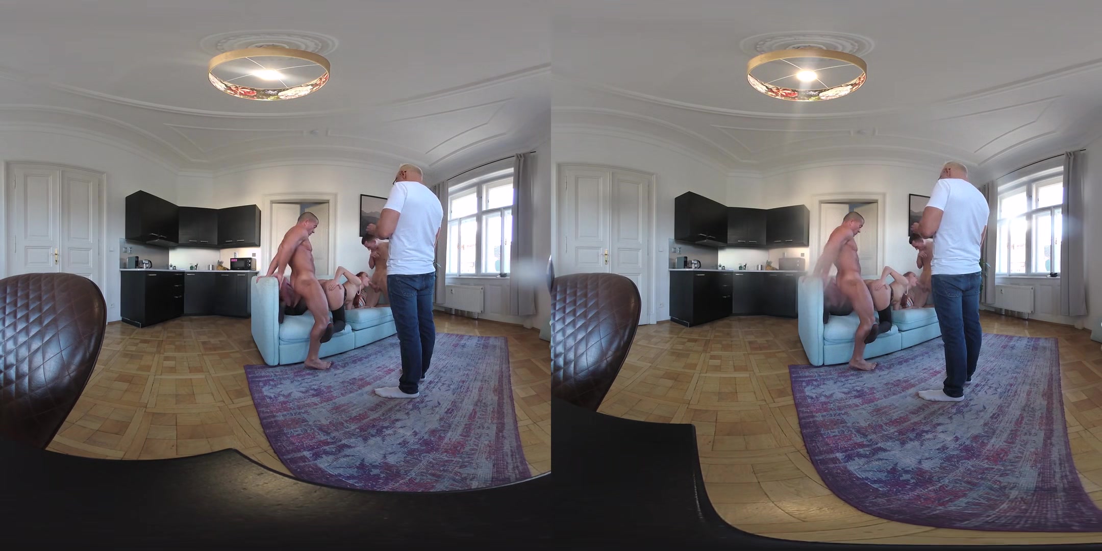 Katy Rose Vr Video- Redhead First Double Pussy Penetration DPP