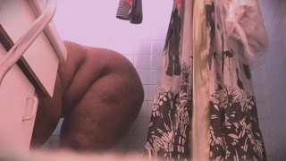 Taking A Warm Shower After Being In The Snowing Cold Weather