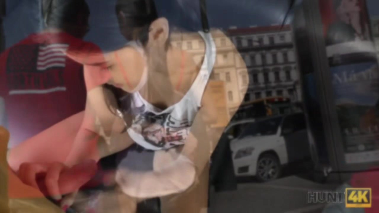 HUNT4K. Nerdy cuckold watches girlfriend fucked by muscular stranger