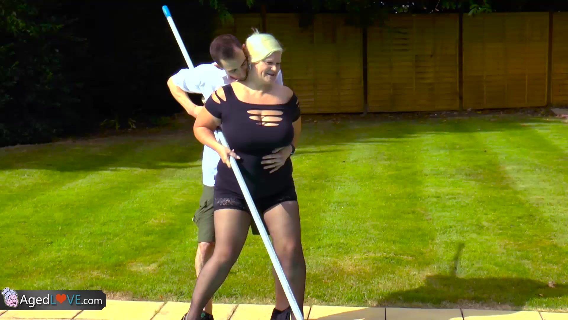 AgedLovE Lacey Starr Fucking Poolboy Hardcore