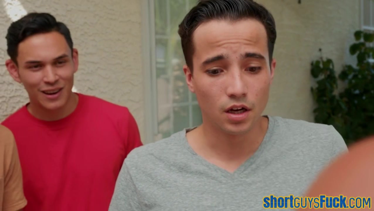 Horny latina MILF pounded by 2shortguys