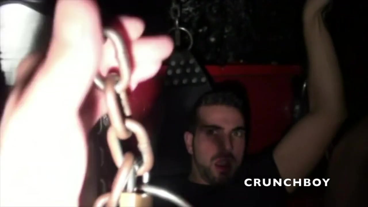 Morgan used in sling by scally boy with xxl cock - CrunchBoy