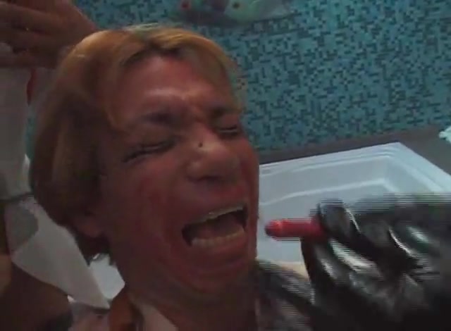 Dude gets tortured by two shemale nurses