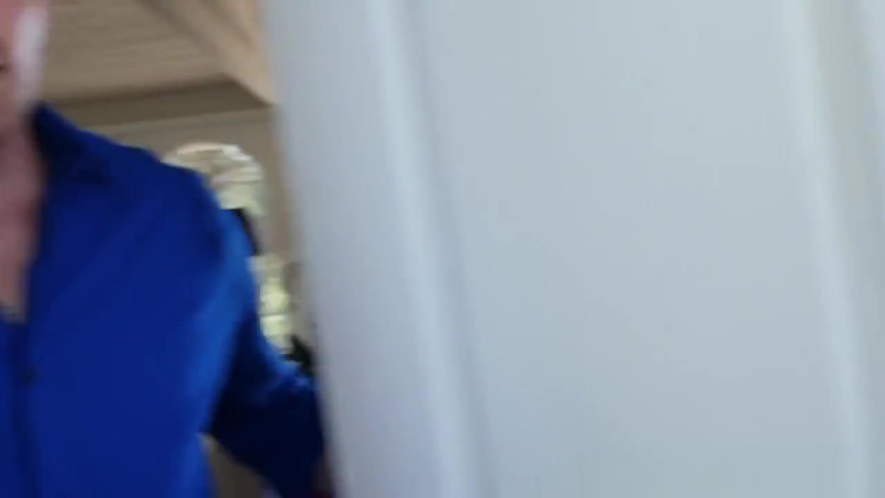 Skinny babysitter rammed
