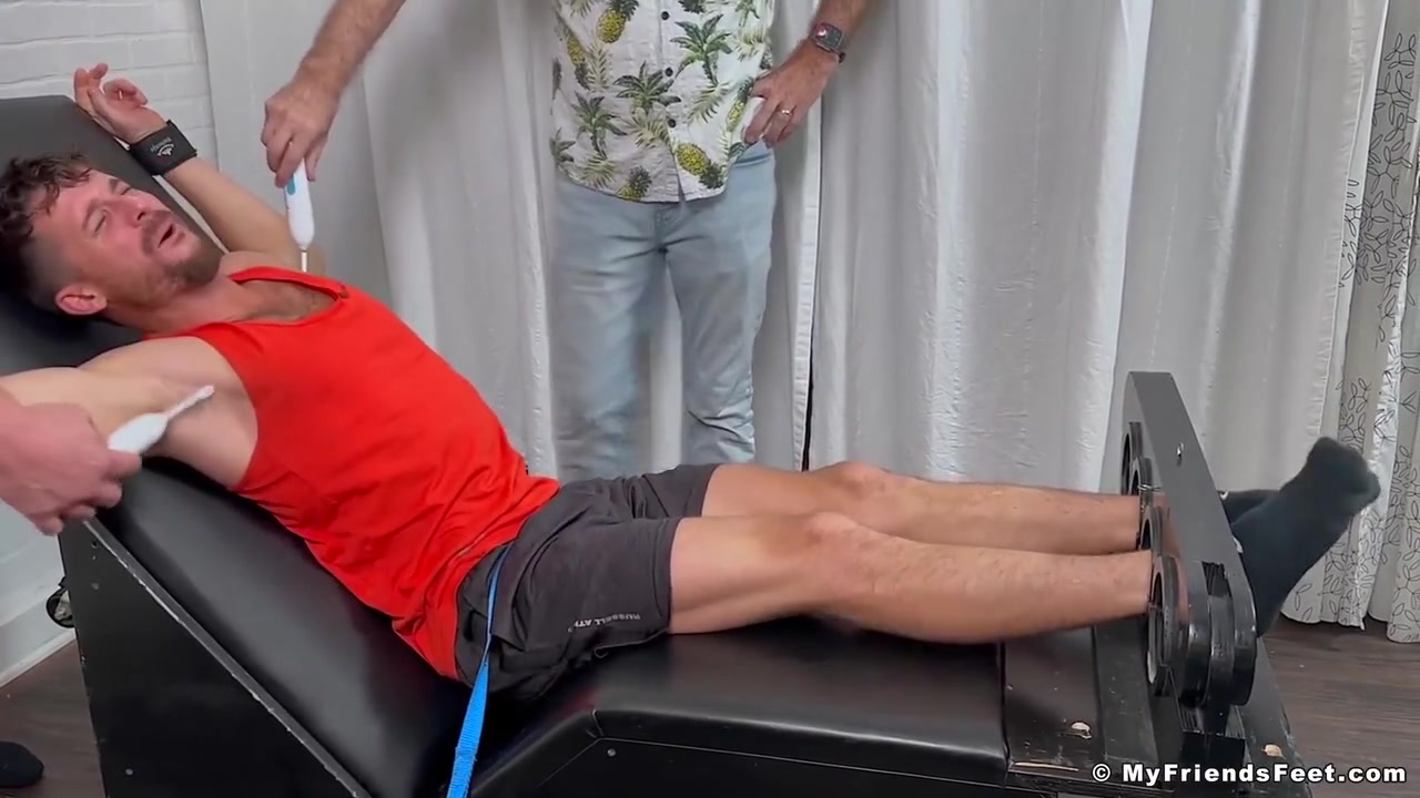 Bound Blake Star Laughs While Being Tickled Hard By Girth