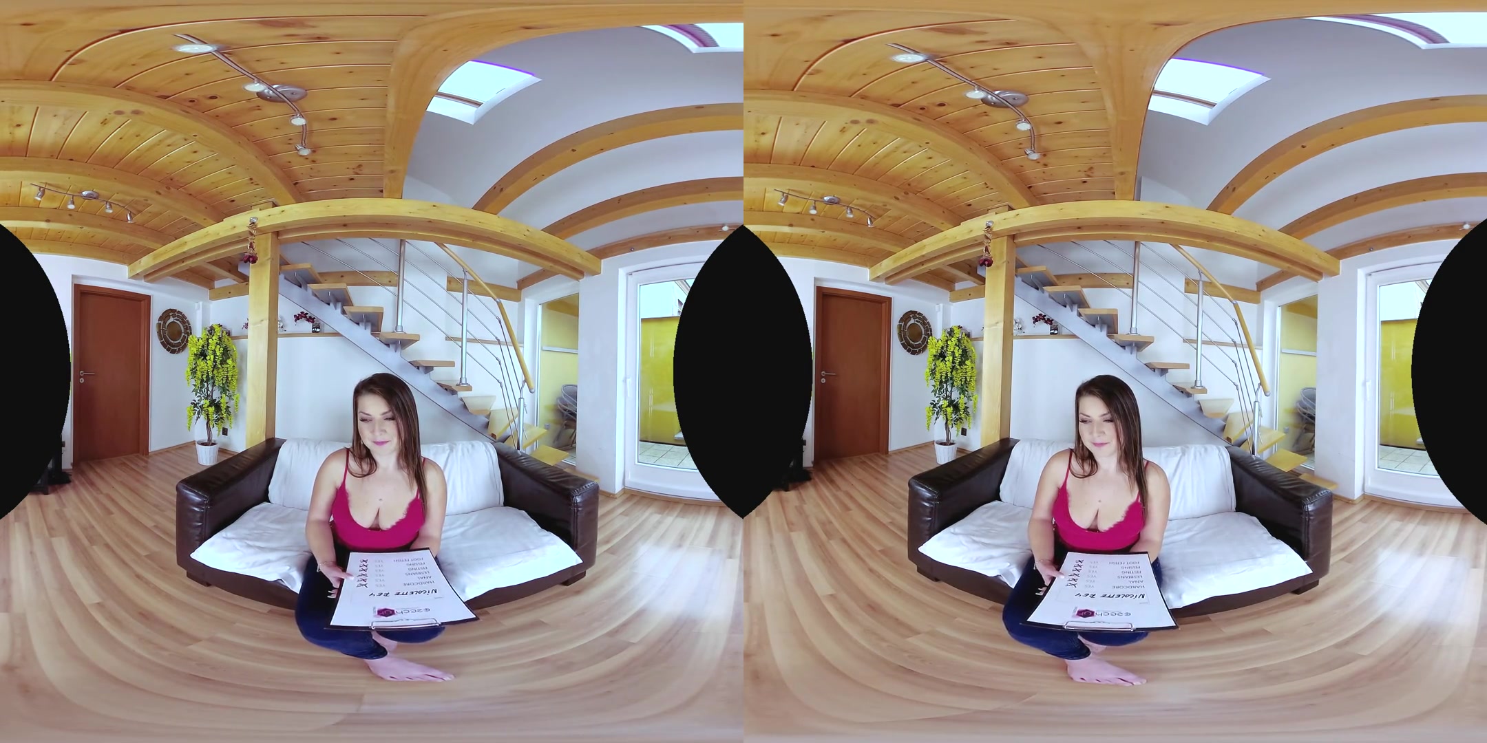 Nicolette Rey in Wild Nicolette's VR Casting - CzechVRCasting