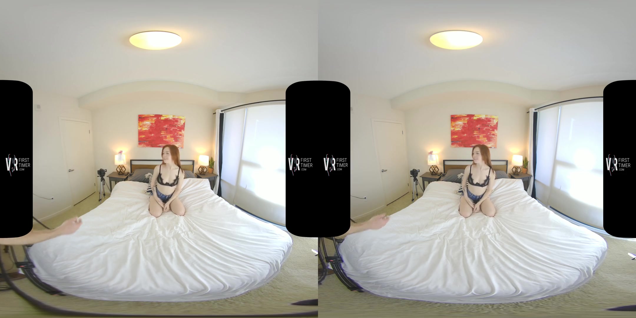 Madi Collins First Time VR Scene