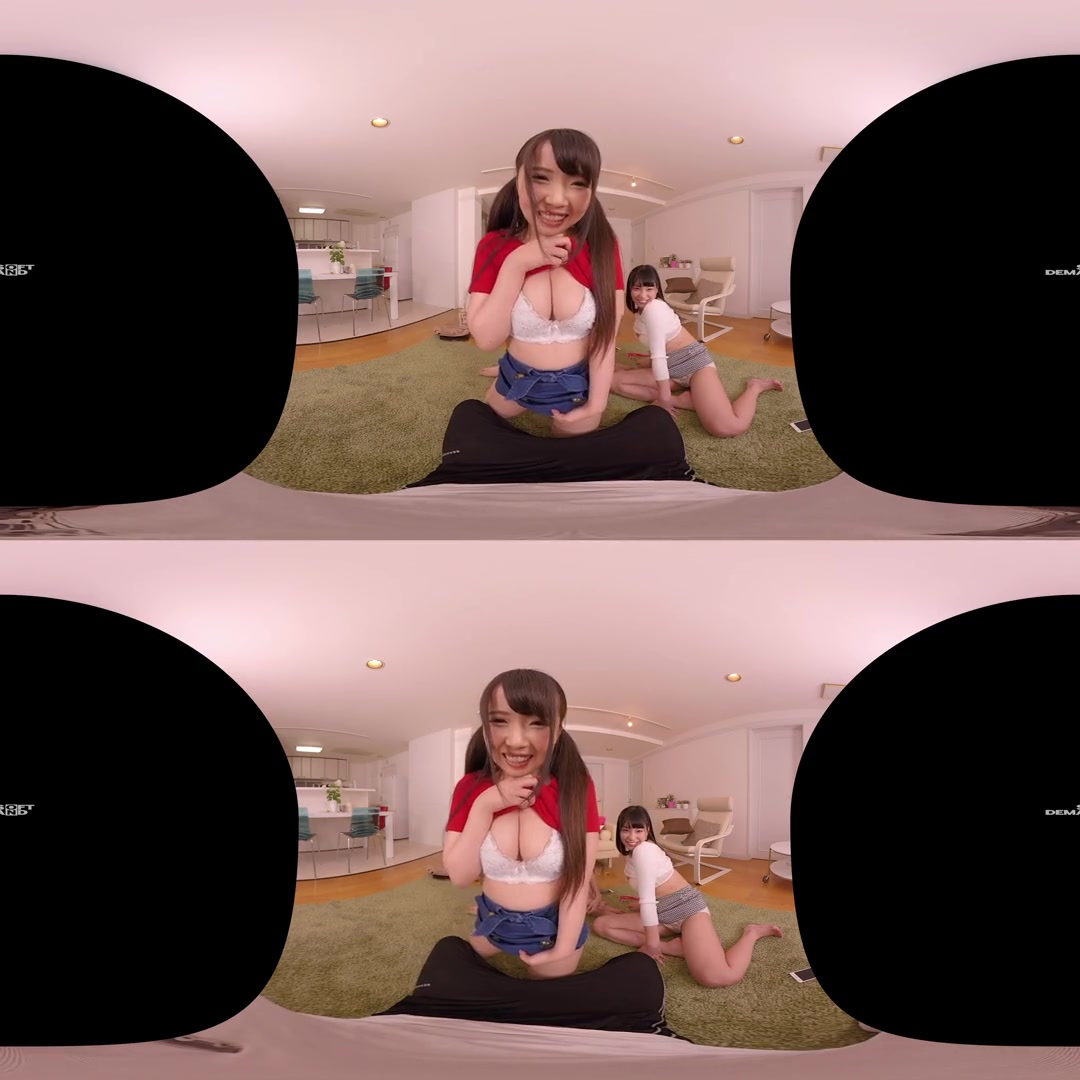 My Younger Stepsister Brought her Big Tit Friends to Hang Out; Japanese MFFF Foursome with JAV Idols