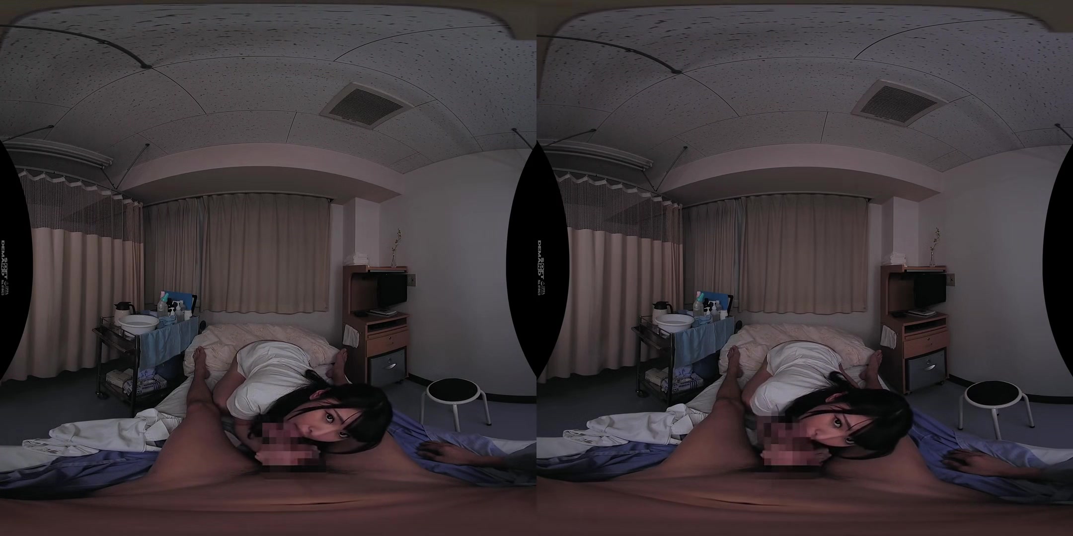 The Nurse in White Caught You Masturbating; Japanese Nurse Fetish POV