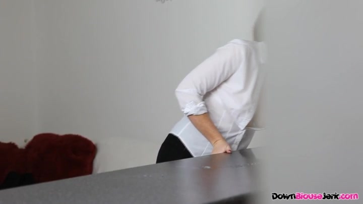 Candi Blows in Clean Up Your WANK - DownblouseJerk