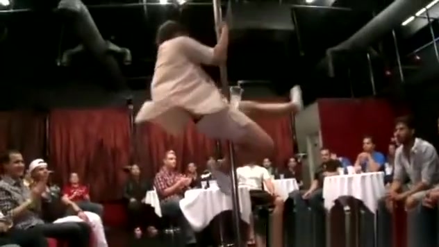 Black male stripper has his dick sucked