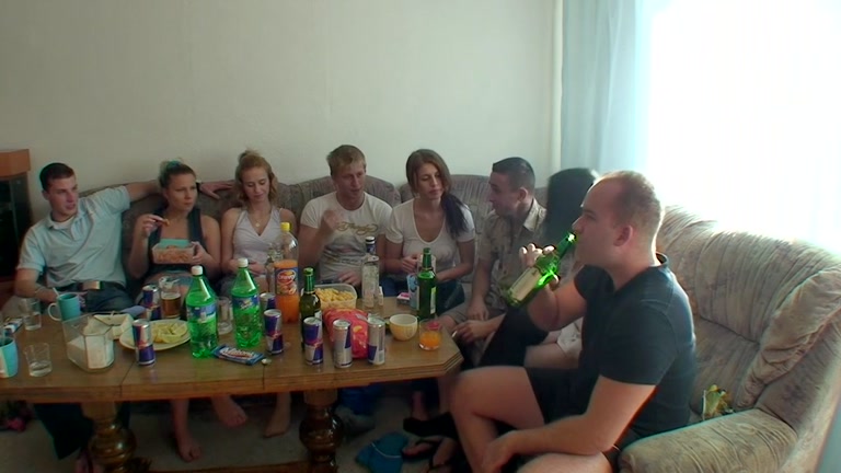 Group fucking at party