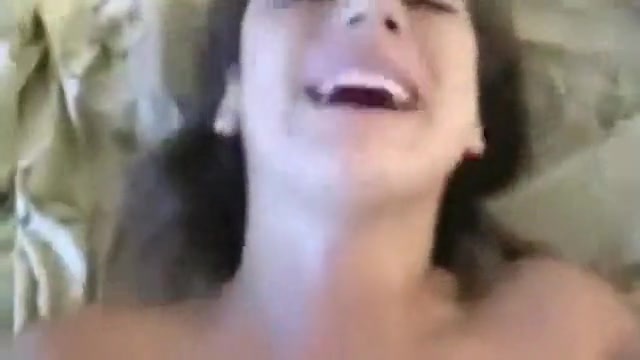 Delightful youthful gal gets her face covered with jizz