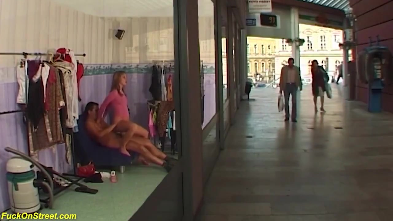Stepsister Anal At Public Shopping Mall