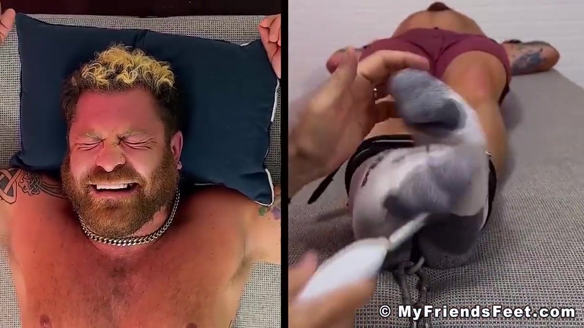 Riley Mitchel - Handsome Tickle Tormented On Feet And Cock