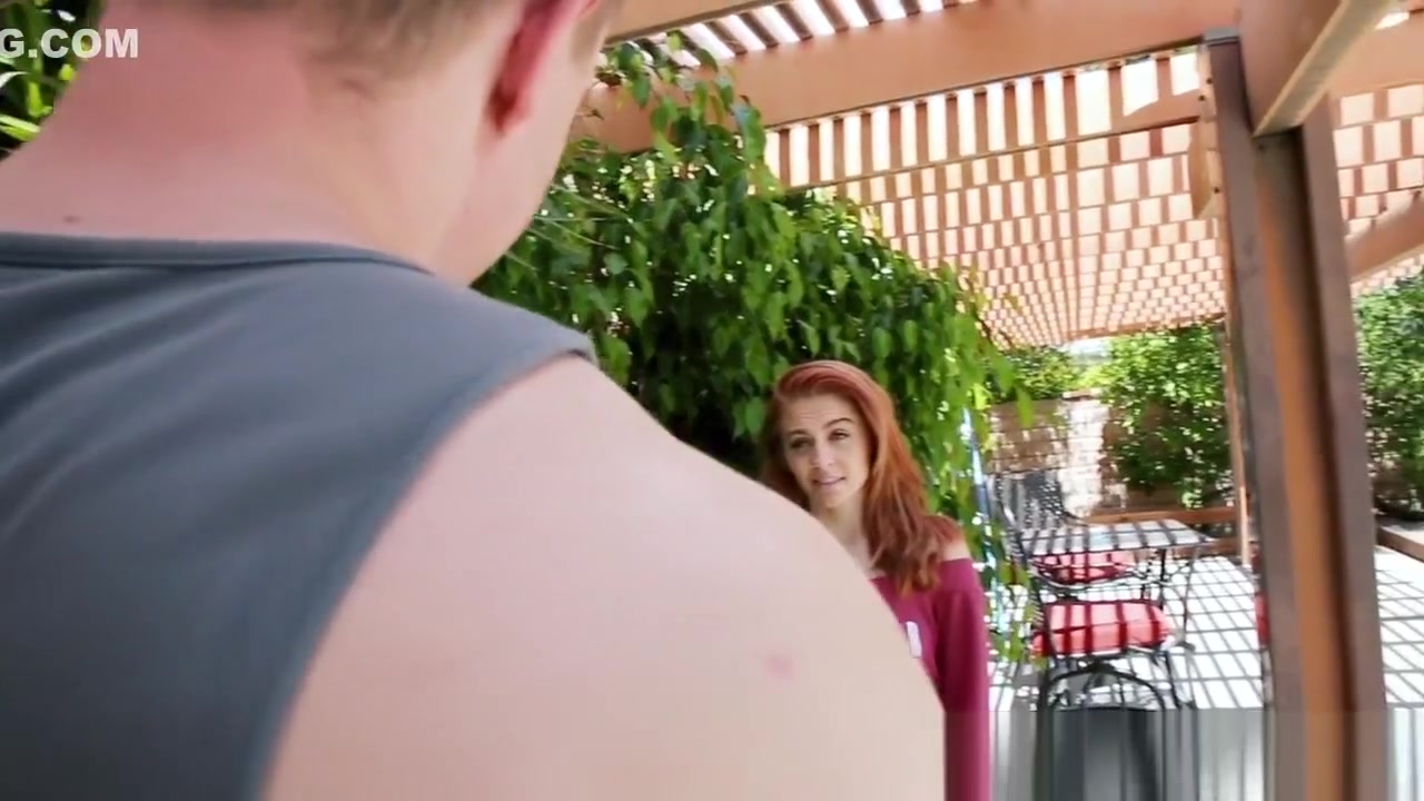 Small teen 18+ redhead sucks long shlong