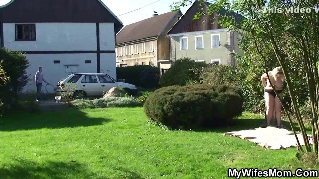 Old Woman With Rides His Cock - Huge Boobs