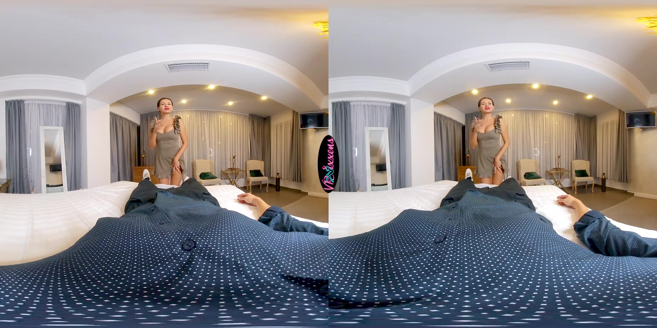 Sucked Off By Dirty Talking Bitch - Big Tits Pornstar Virtual Reality Blowjob Cum in Mouth