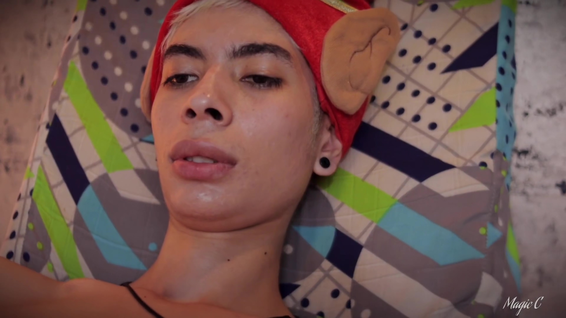 Christmas Special Big Dick Slim Latino Twink Jerking Off Covering Some Christmas Cookies
