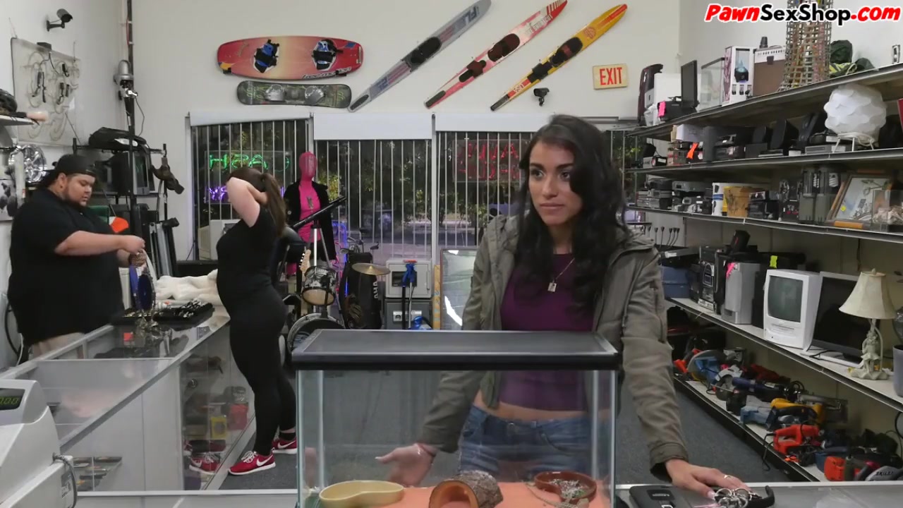Tattooed Bae Customer Doggy Styled In Pov In Pawnshop Office