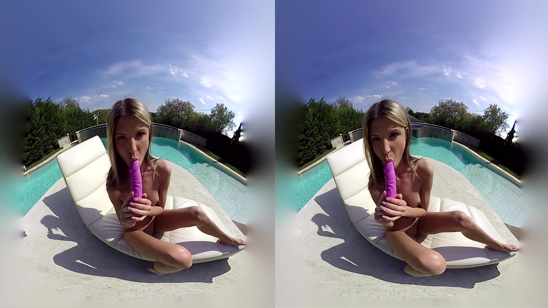 Gina Gerson in Gina Gerson Plays by the Pool - VirtualPornDesire