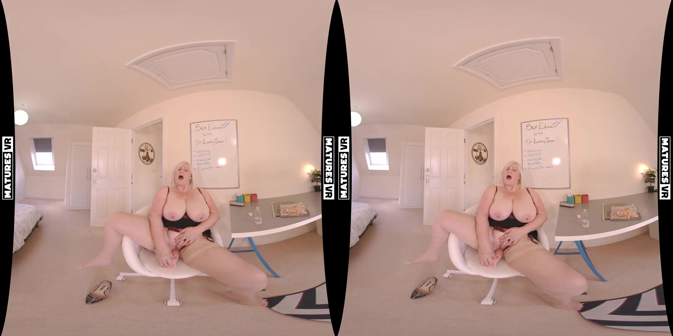 Lacey Starr Sex Education - Big Tits Blonde BBW Mature GILF