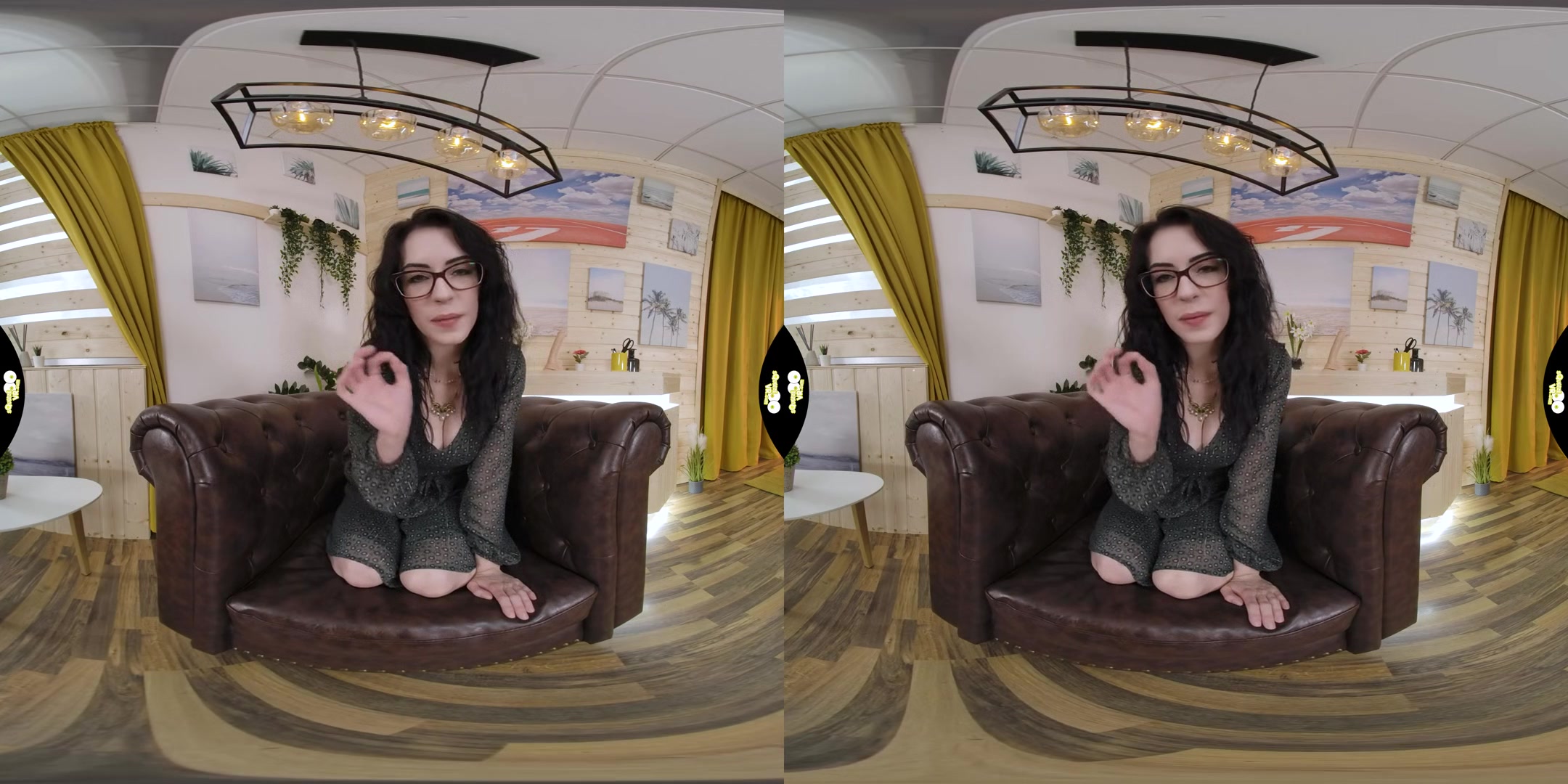 Nasty Anna De Wille; Brunette Babe Sexy Striptease and Solo