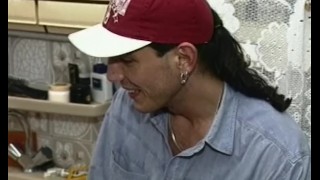 Horny Mature Brunette Gets Fucked In The Bathroom