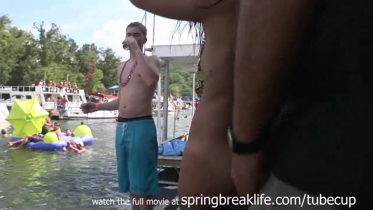 SpringBreakLife Video: Naked Girl With Beads