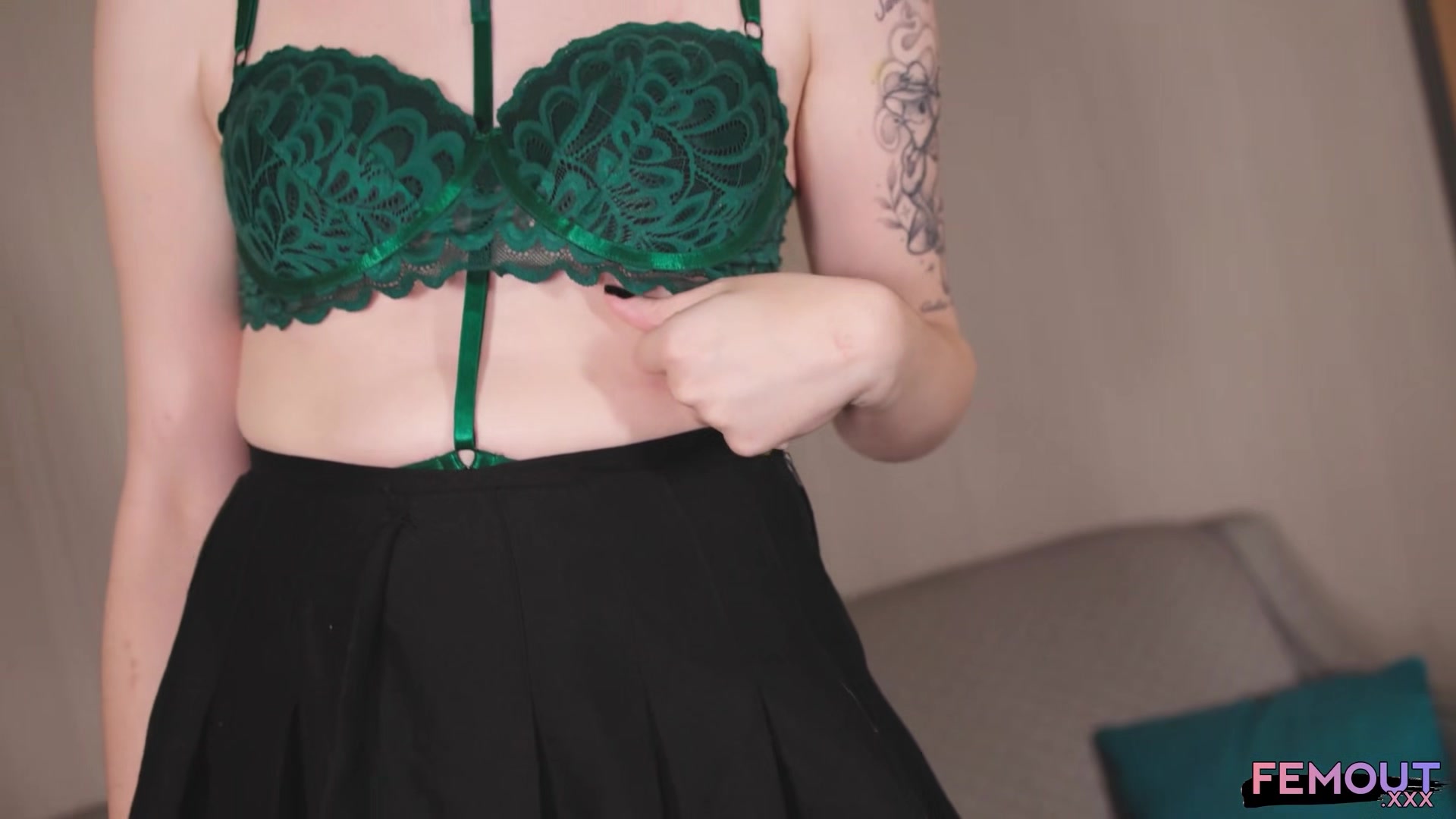 FEMOUT - Return of Calliope Carino in a Stunning Lingerie