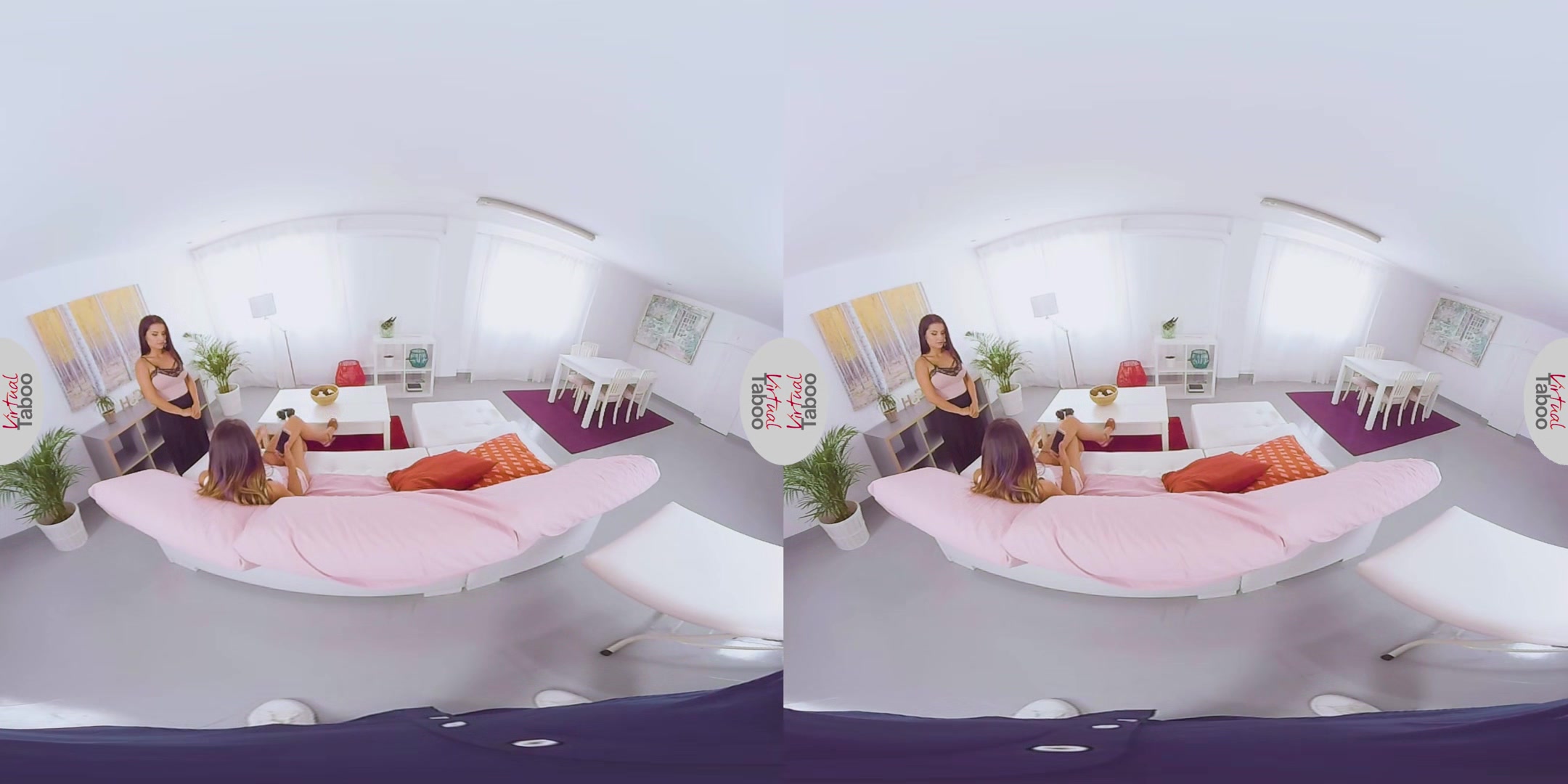 Bianka Blue, Raquel Martin VR Porn: Mom Thinks Daughter Is No Problem - VirtualTaboo