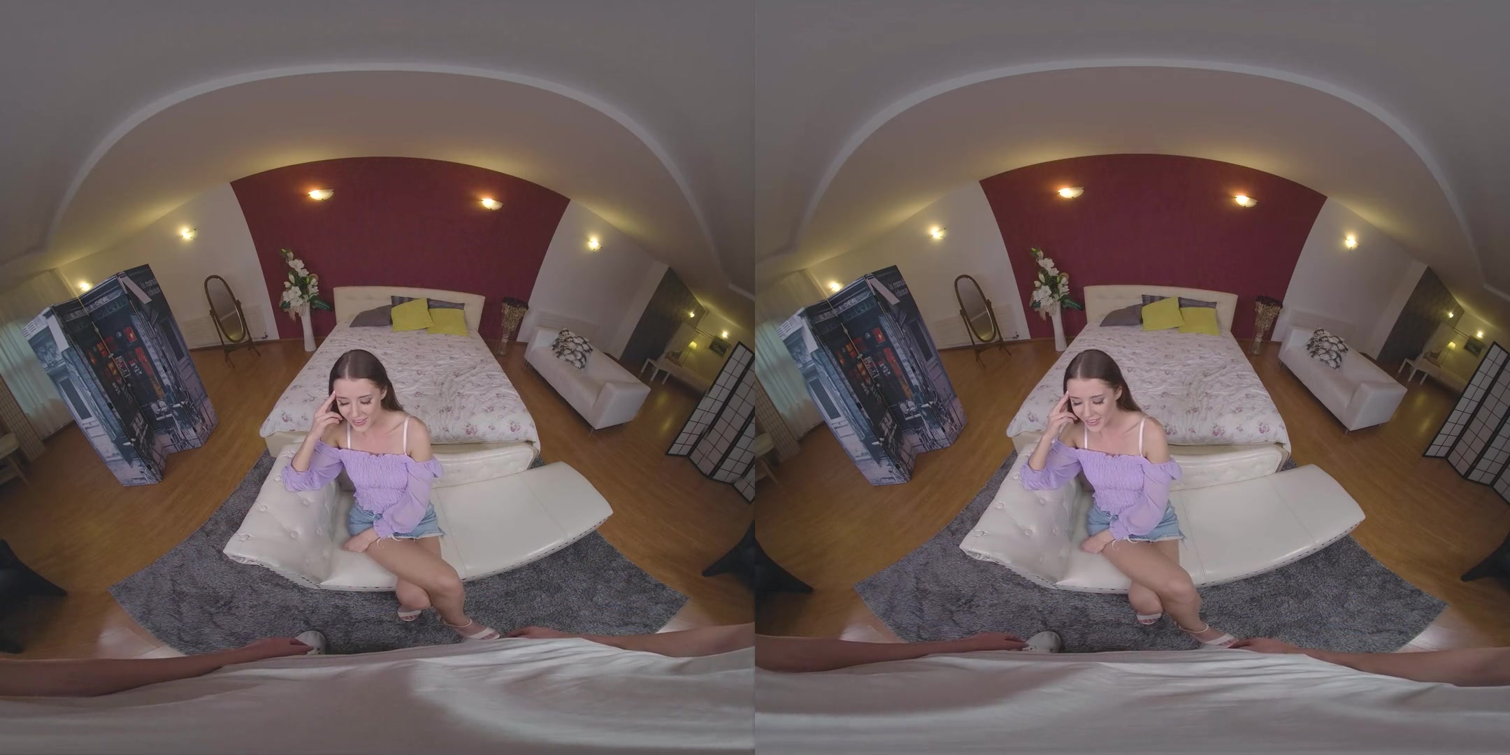 Romantic Evening with Sybil - Busty Virtual Girlfriend Experience Blowjob, Sex, and Facial