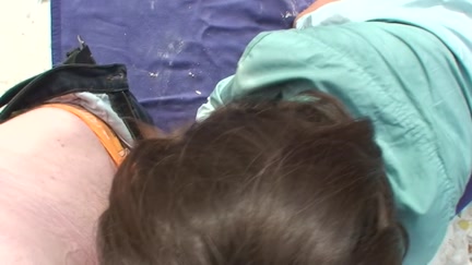 2 lads dark brown screwed on a construction website