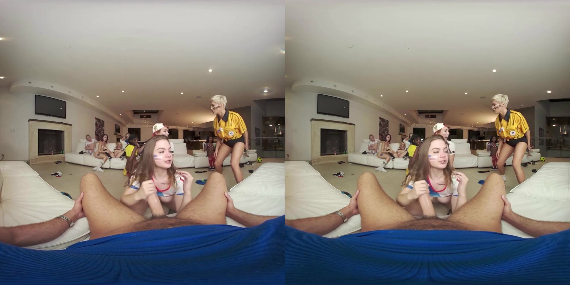 Chloe Foster & Lola Fae & Jane Wilde & Ember Snow & Alexis Avery in VRB World Cup 2018 VR Porn Video - VRBangers