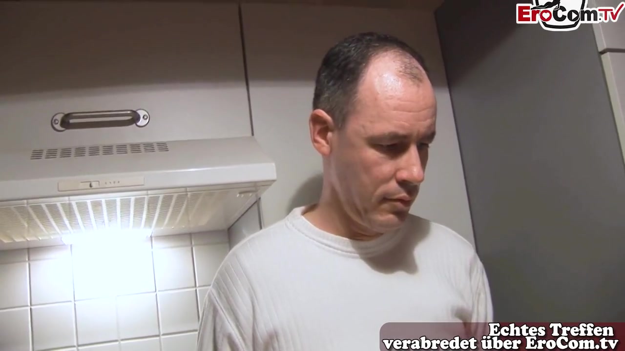 German Amateur Casting With Chubby Housewife Next Door - Curly Hair