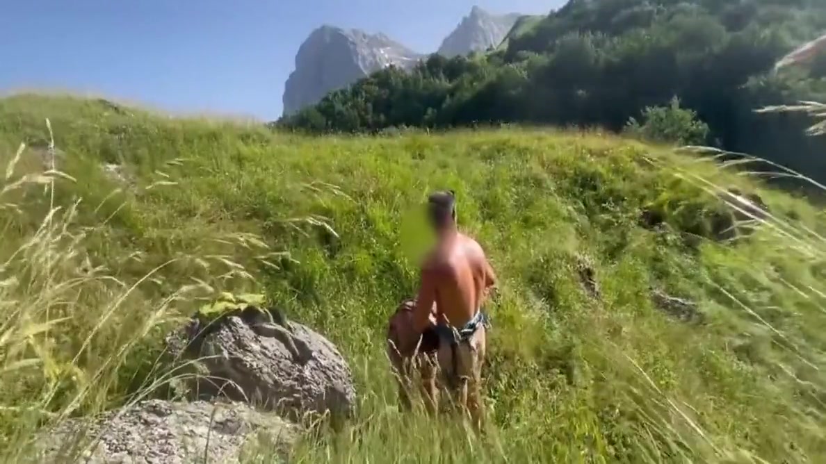Fucked After Free Climbing In The Middle Of The Mountains