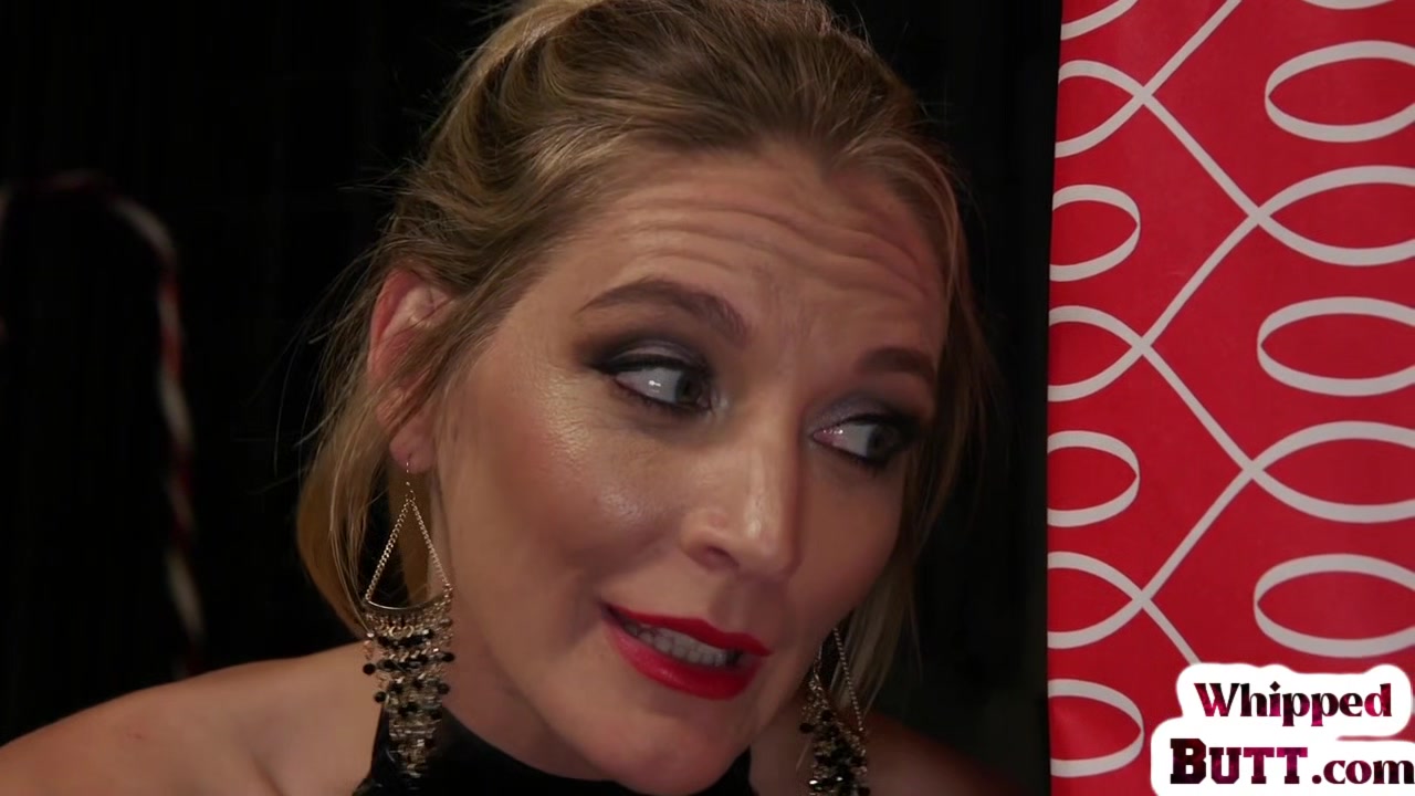 BDSM Christmas surprise in threesome with busty lesbians