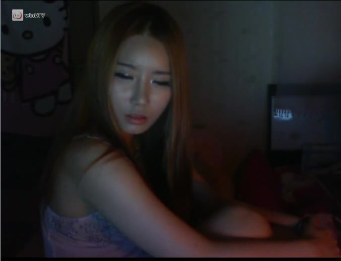 Pretty Asian babes having fuck on a webcam show