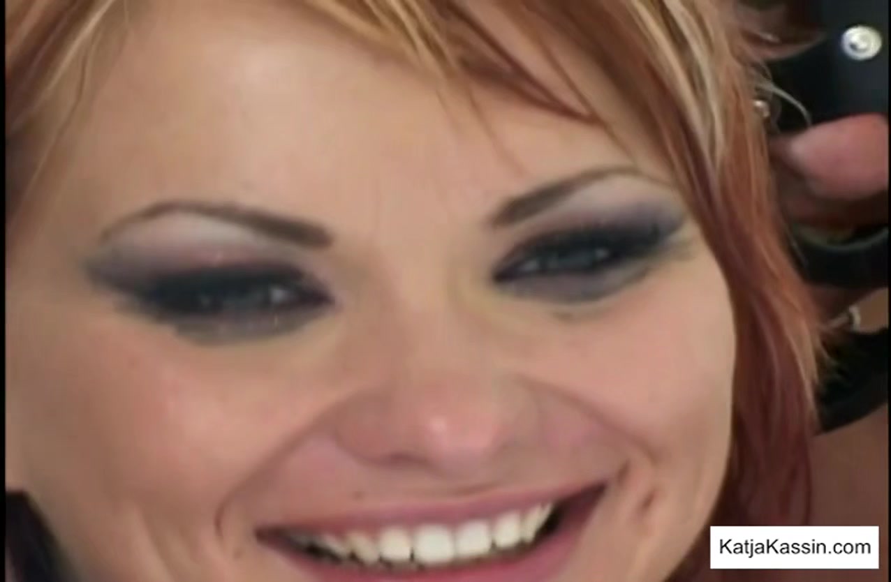 Katja kassin dominated in BDSM threesome anal fuck
