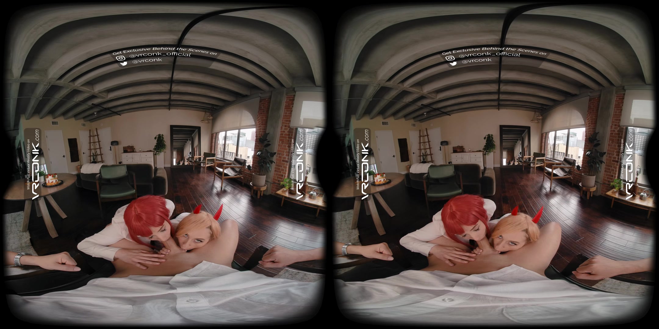 VR Conk Chainsaw Man Makima and Power A VR Porn Anime Parody Starring Casey Calvert & Angel Youngs