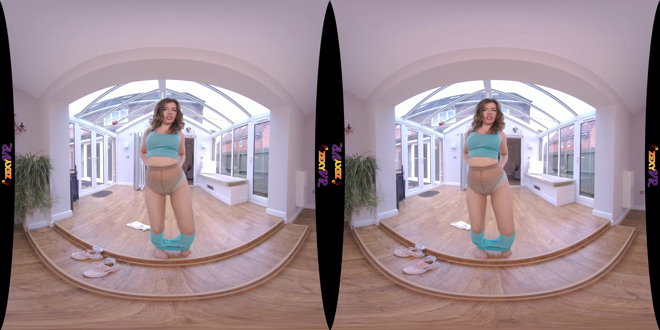 Sexy & Scandalous - Cute Busty Babe Solo Striptease