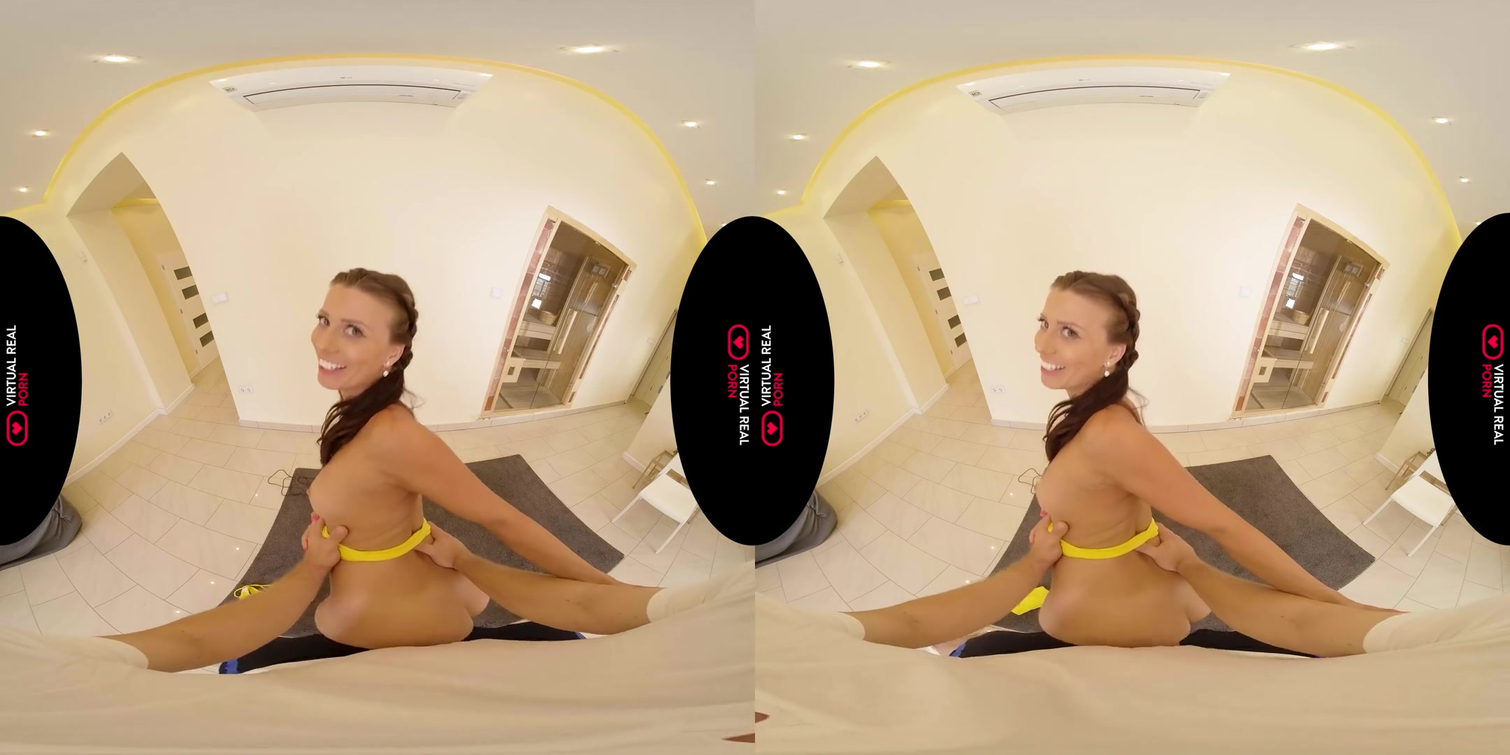 Jumping Rope - teen 18+ Virtual Girlfriend Stretching and Fucking