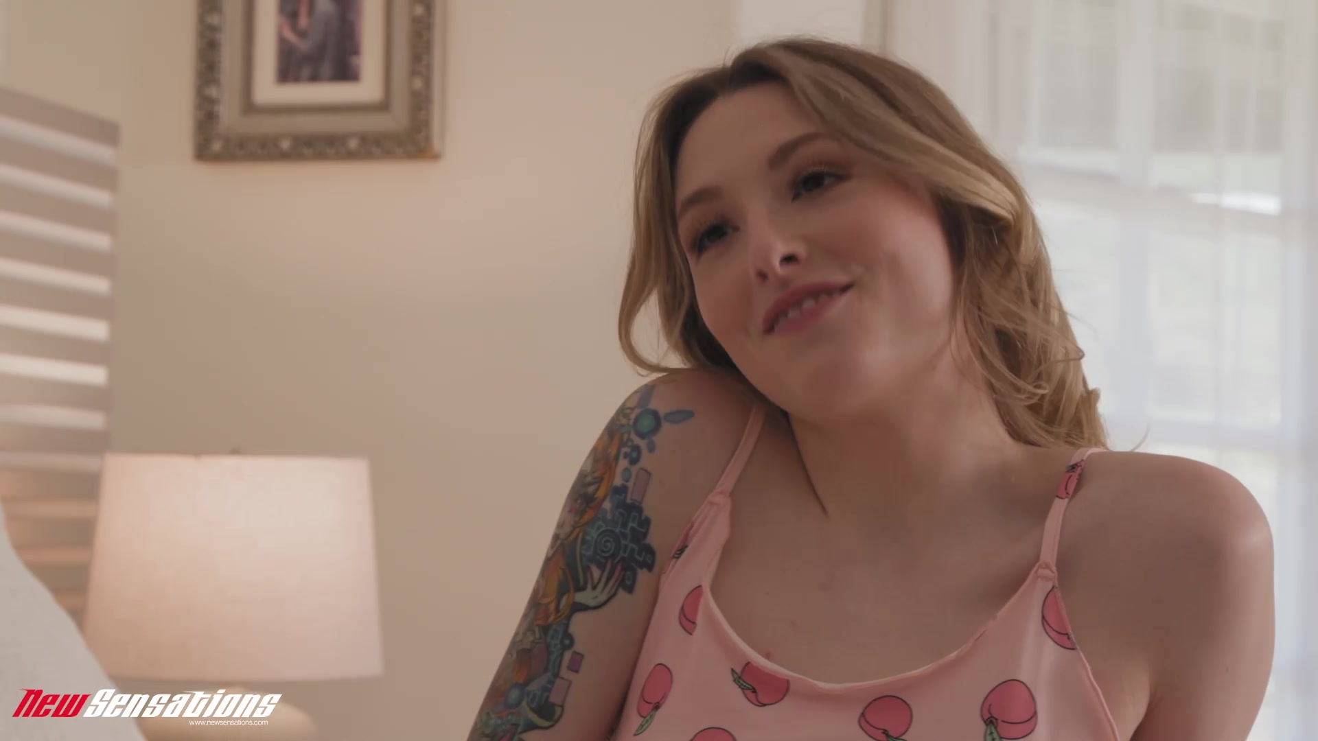Ailee Anne & Michael Stefano in Blonde Babysitter Ailee Lets Him Taste It - NewSensations