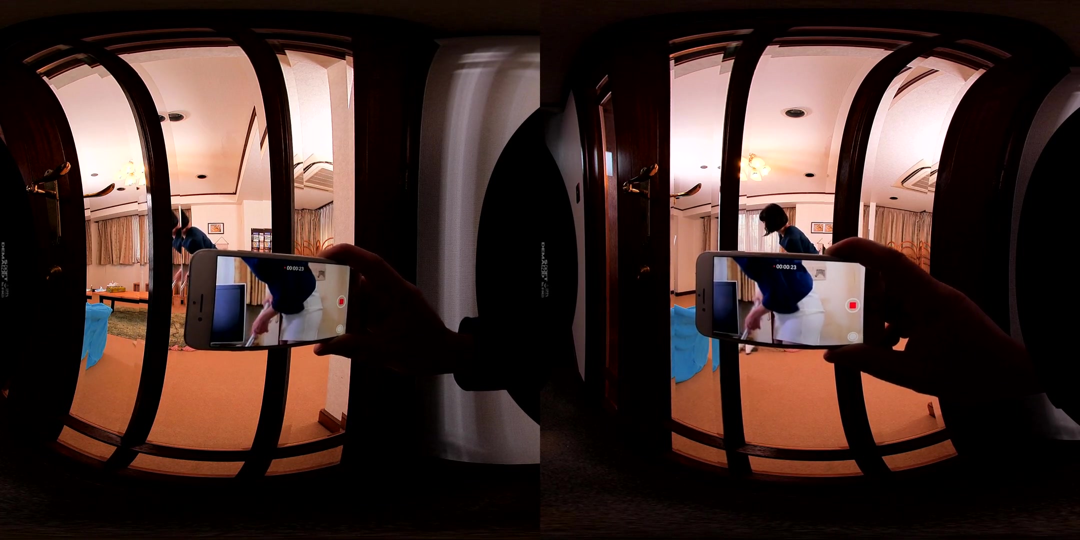 Zoomed-in Peeping VR 2 - Upskirt Downblouse