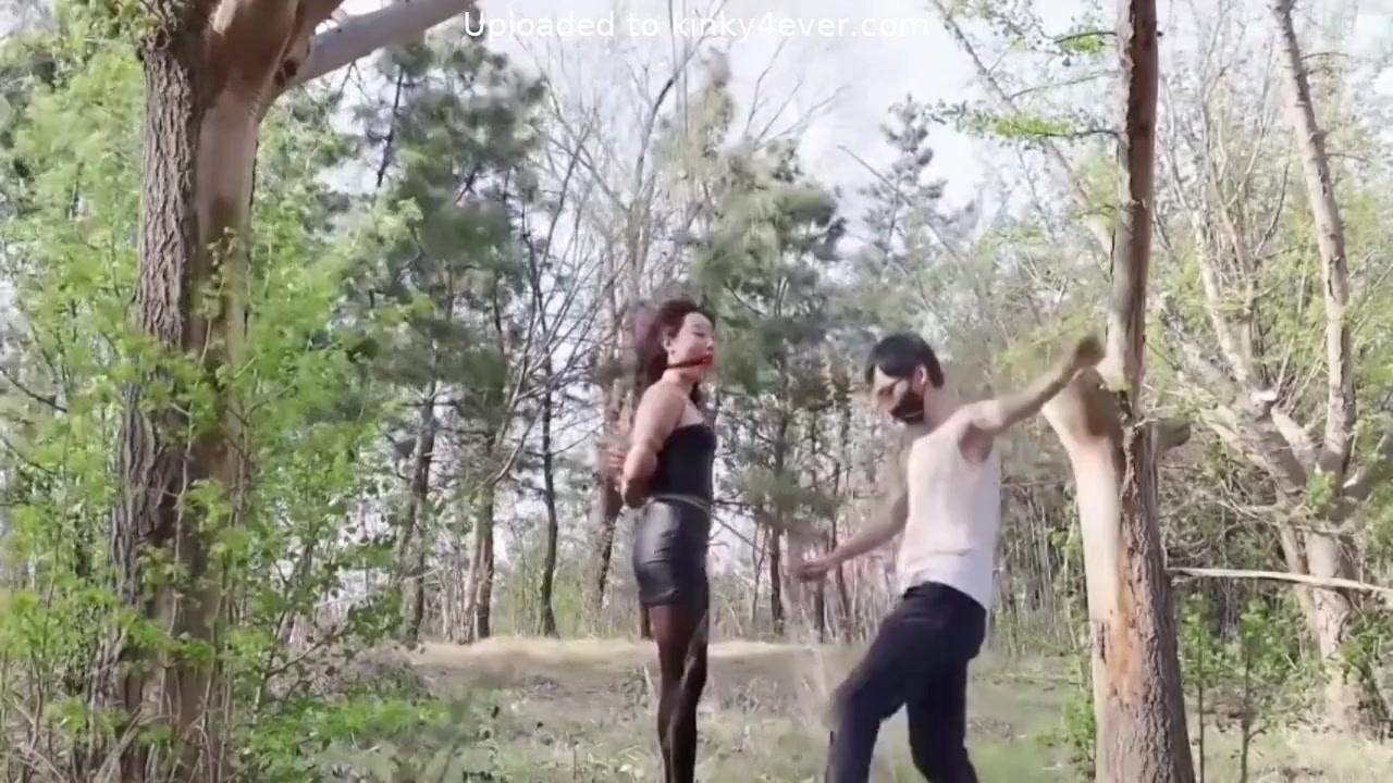 Chinese Bondage In Forest P1