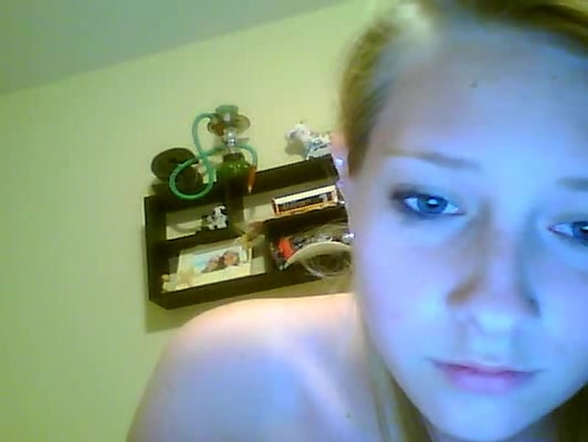 Blonde teen 18+ WIth Pink Nipples And Snatch