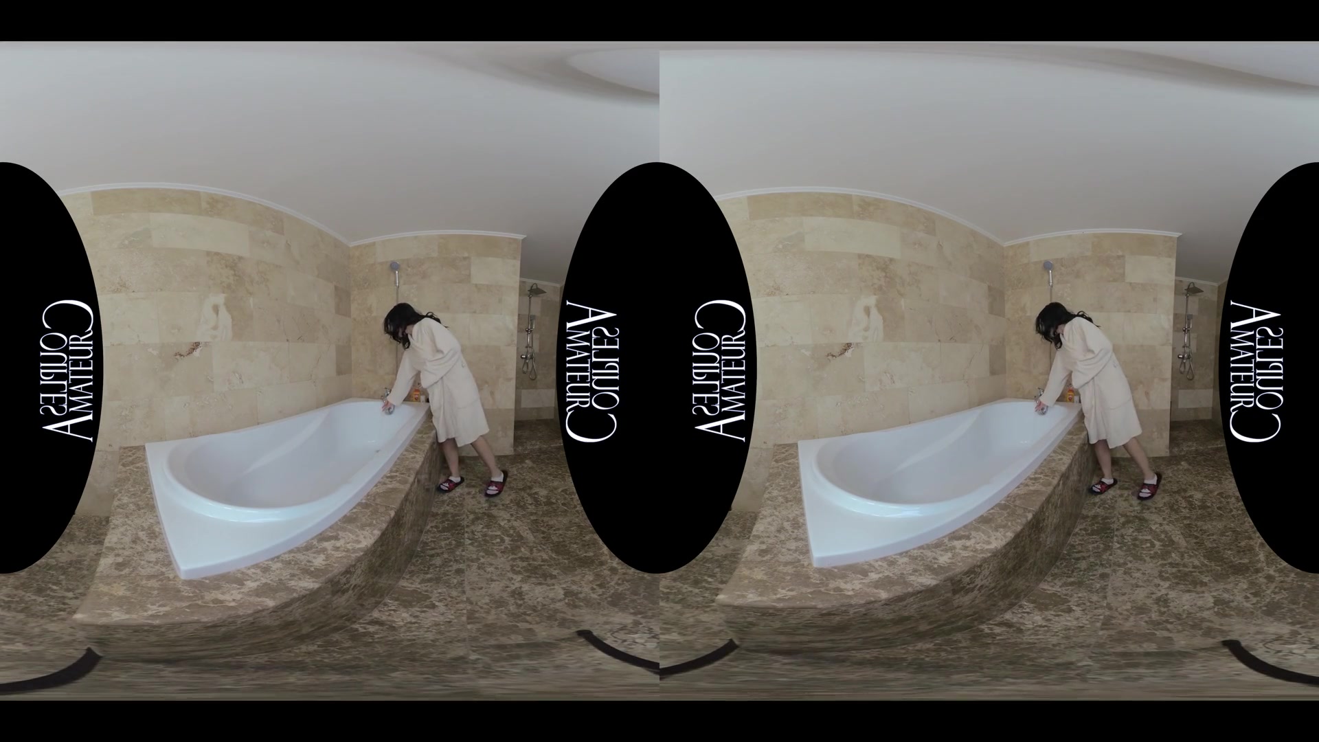 Bathtub Sexy Time - Hot Brunette Amateur Solo - SexLikeReal