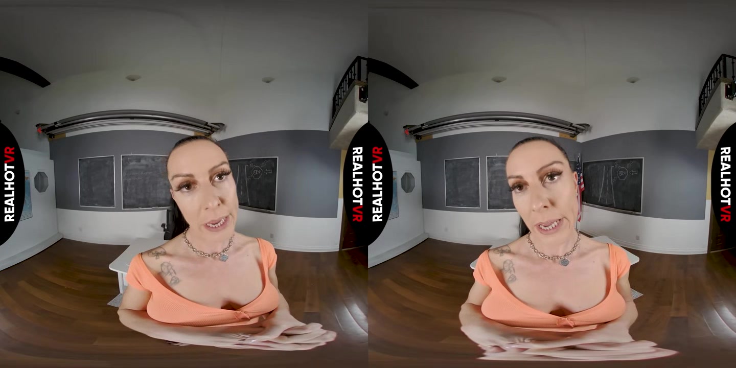 Dominating Big Tits High School Teacher Fucks Student To Keep A Secret - RealHotVR