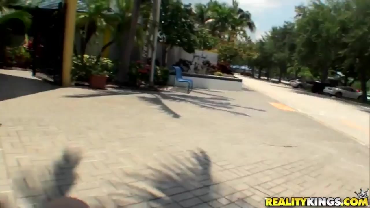 Josh records hot brunette Syvally stripping in public